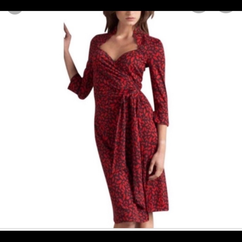 Dvf Gildred Lip Kiss Print Dress